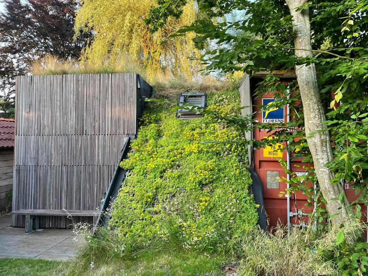 Tiny-House Van Zeecontainers Bij Het Bos Oranjewoud Eksteriør billede